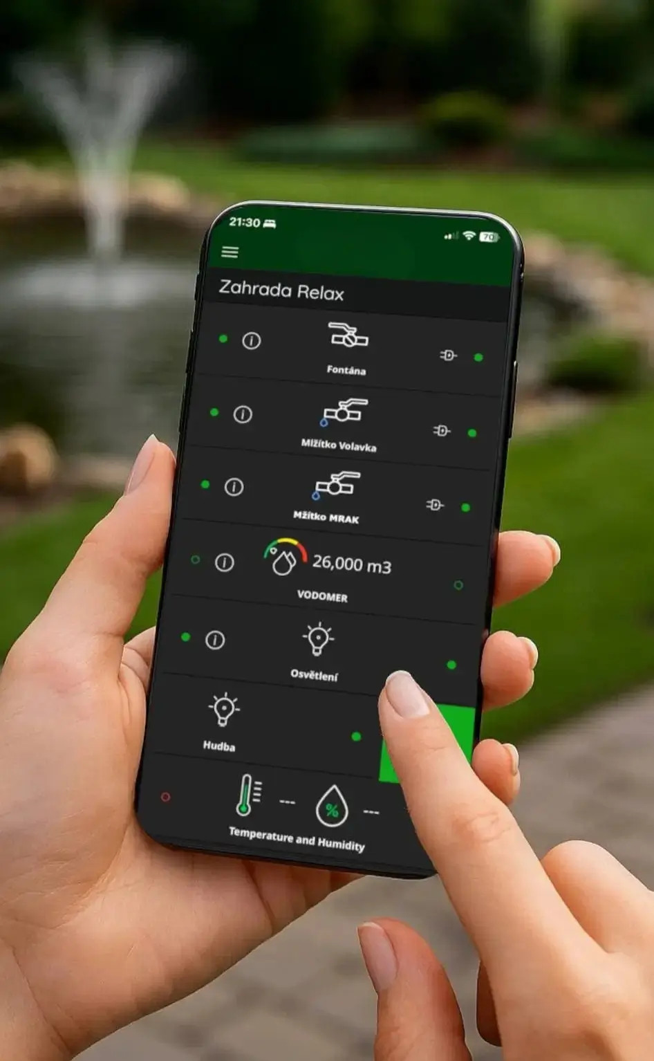 Mobilní aplikace pro mlžítko